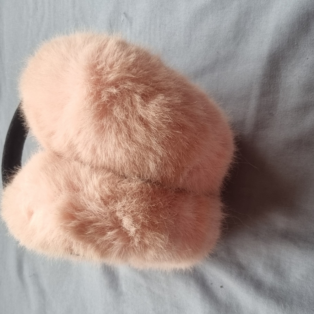 Fluffy Pink Earmuffs